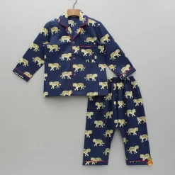 Sale Animal Printed Blue Cotton Sleepwear BOY Sleep Wear | Sleepwear