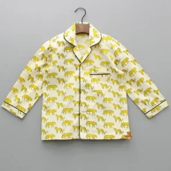 Sale Animal Printed Off White Cotton Sleepwear BOY Sleep Wear | Sleepwear