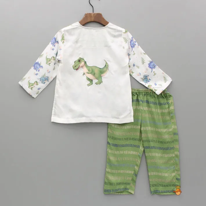 Best Animal-Printed Bamboo Fabric Top And Pyjama BOY Sleep Wear | Sleepwear