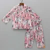 Online Animal-Printed Notched Collar Sleepwear BOY Sleep Wear | Sleepwear