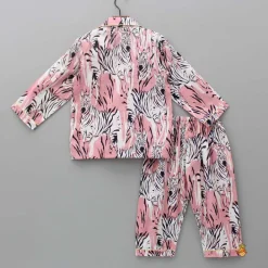 Online Animal-Printed Notched Collar Sleepwear BOY Sleep Wear | Sleepwear