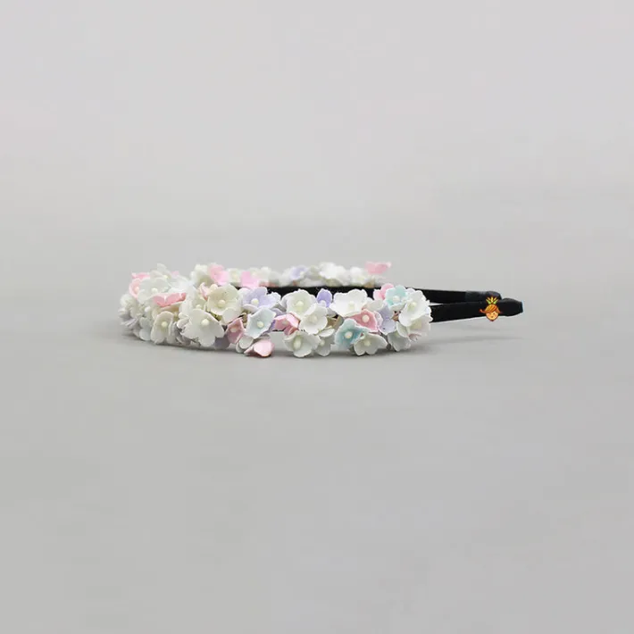 Sale Artificial Flowers Embellished Hairband Hair Accessories | Hair Bands