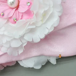 New Artificial Flowers Embellished Halter Neck Top And Multicoloured Skirt Dresses & Sets | Sets