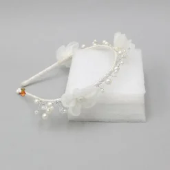 Discount Artificial Stone And Flower Embellished Hairband Hair Accessories | Hair Bands