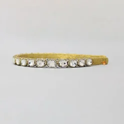 New Artificial White Stones Embroidered Hairband Hair Accessories | Hair Bands