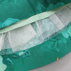 Clearance Balloon Sleeves Floral Printed Green Dress Dresses & Sets | Dresses