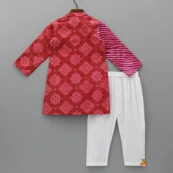 Best Bandhani And Leheriya Printed Kurta With Pyjama BOY Indian Ethnic Wear | Ethnic Sets