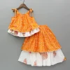 Fashion Bandhani Printed Tie Up Strap Top And Lehenga Ethnic Wear | Lehengas & Ghagras