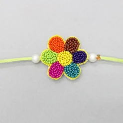 Online Beaded Floral Multicolour Rakhi BOY Rakhis | Rakhis