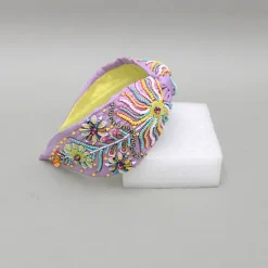Outlet Beaded Hand Embroidery Hairband Hair Accessories | Hair Bands