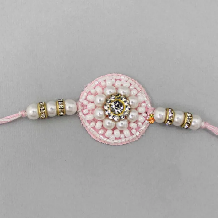 New Beaded Pink Rakhi BOY Rakhis | Rakhis