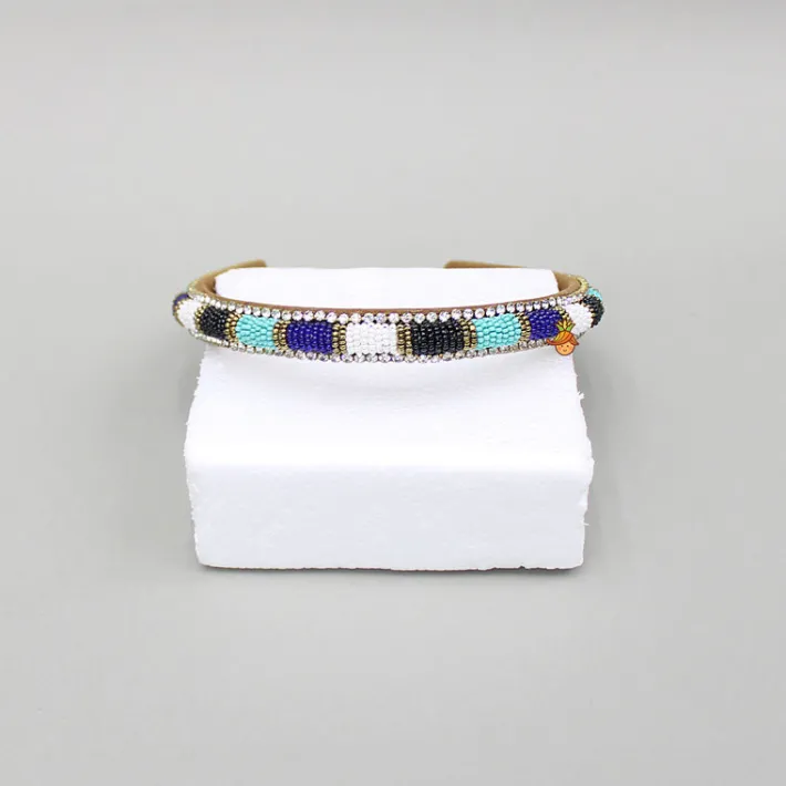 Outlet Beads And Artificial Stones Studded Hairband Hair Accessories | Hair Bands