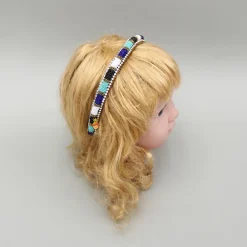 Outlet Beads And Artificial Stones Studded Hairband Hair Accessories | Hair Bands