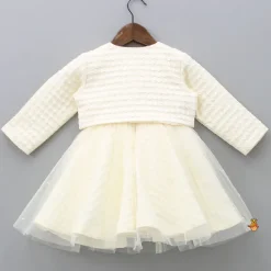 Discount Beautiful Cream Bowie Dress With Jacket And Matching Head Band With Booties Dresses & Sets | Dresses