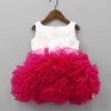 Fashion Beautiful Cut Dana And Sequins Work Ruffled Dual Tone Scuba Dress Dresses & Sets | Dresses