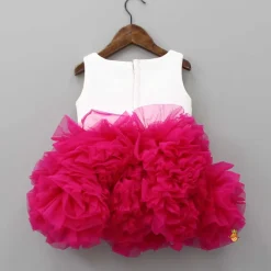 Fashion Beautiful Cut Dana And Sequins Work Ruffled Dual Tone Scuba Dress Dresses & Sets | Dresses