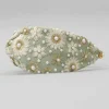 Online Beautiful Embroidered Green Hair Band Hair Accessories | Hair Bands