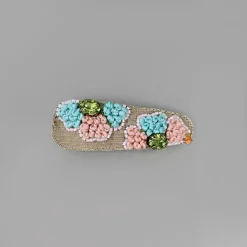 Best Beautiful Embroidered Hair Clips - Set Of 2 Hair Accessories | Hair Clips