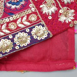 Clearance Beautiful Heavy Thread Embroidered Top With Dual Toned Lehenga And Dupatta With Hair Clip Ethnic Wear | Lehengas & Ghagras