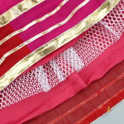Clearance Beautiful Heavy Thread Embroidered Top With Dual Toned Lehenga And Dupatta With Hair Clip Ethnic Wear | Lehengas & Ghagras