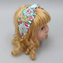 Outlet Beautiful Intricate Embroidered Blue Hair Band Hair Accessories | Hair Bands