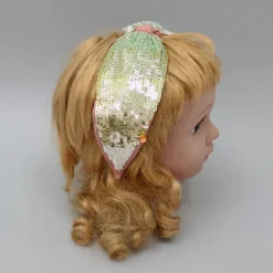 Clearance Beautiful Multicolour Sequined Knot Hair Band Hair Accessories | Hair Bands