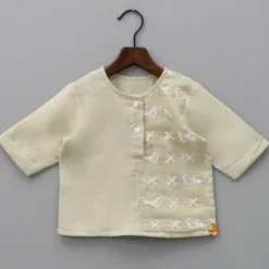 Hot Bird Embroidered Top And Shorts BOY Baby Essentials | Infant Clothing