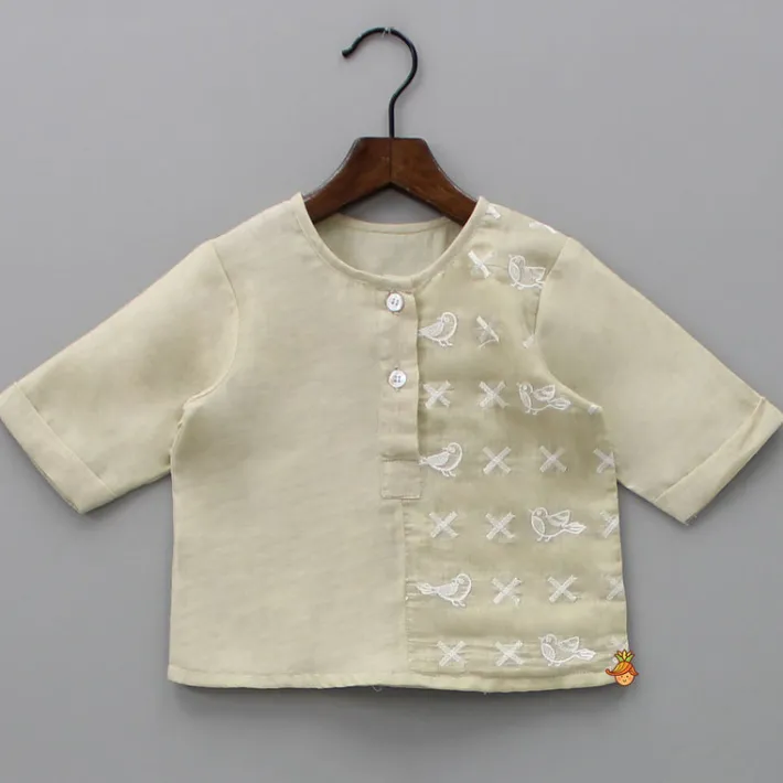 Hot Bird Embroidered Top And Shorts BOY Baby Essentials | Infant Clothing