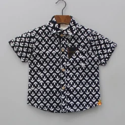 Online Black And White Printed Shirt BOY Twinning Sets | Shirts & Tees