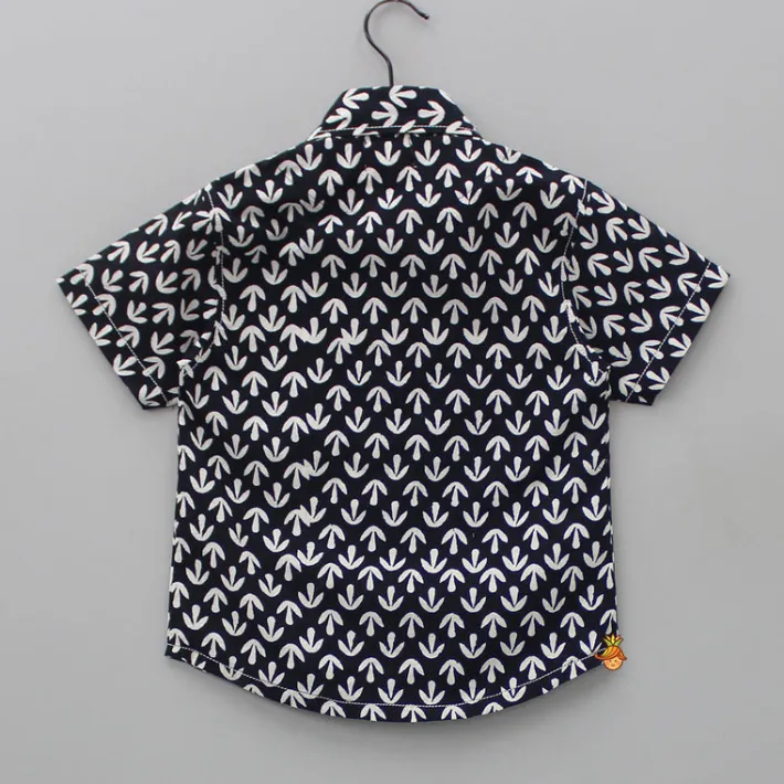 Online Black And White Printed Shirt BOY Twinning Sets | Shirts & Tees
