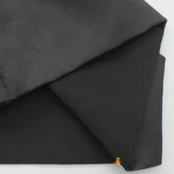 Fashion Black Crop Top With Sequined Scalloped Cape And Dhoti Style Skirt Ethnic Wear | Dhotis & Patialas