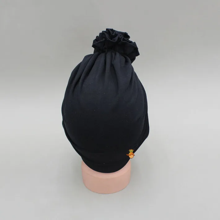 Hot Black Decorative Flower Embellished Head Band Hair Accessories | Head Bands