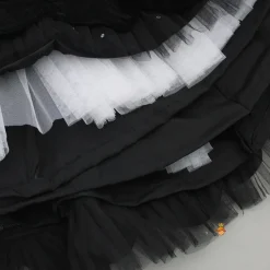 Fashion Black Embellished Top With Attached Dupatta And Lehenga Ethnic Wear | Lehengas & Ghagras