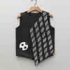 Outlet Black Embroidered Asymmetric Jacket BOY Indian Ethnic Wear | Ethnic Jackets