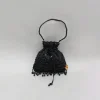 Hot Black Embroidered Potli Bag Bags