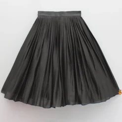 Outlet Black Embroidered Sleeveless Frill Top And Pleated Lehenga Ethnic Wear | Lehengas & Ghagras