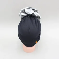 Outlet Black Head Band With Dual Tone Decorative Flower Hair Accessories | Head Bands
