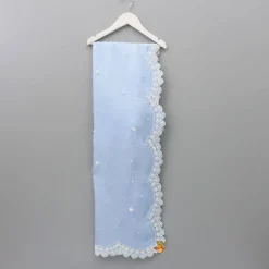 Clearance Blue Embroidered Dupatta Ethnic Wear