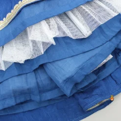 Discount Blue Embroidered Top And Lehenga Ethnic Wear | Lehengas & Ghagras