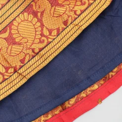 Clearance Blue Floral Embroidered Top And Pleated Lehenga Ethnic Wear | Lehengas & Ghagras