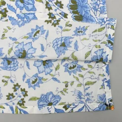 Online Blue Floral Printed Kurta With Front Open Jacket And Pyjama BOY Indian Ethnic Wear | Ethnic Sets