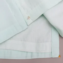 Online Blue Hand Embroidered Kurta And Churidar BOY Indian Ethnic Wear | Ethnic Sets
