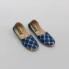 Outlet Blue Mirror Work Embroidered Jutti BOY Shoes