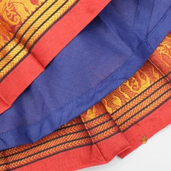 Outlet Blue One Shoulder Pleats Detailed Top And Pleated Lehenga Twinning Sets | Ethnic Wear