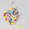New Blue Printed And Embroidered Potli Bag Bags