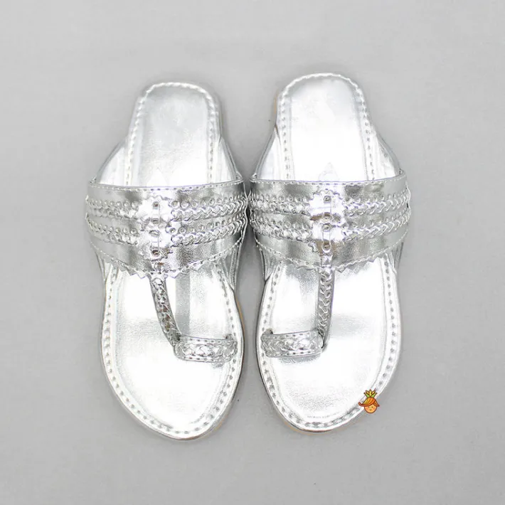 Discount Braided Kolhapuri Flats Shoes