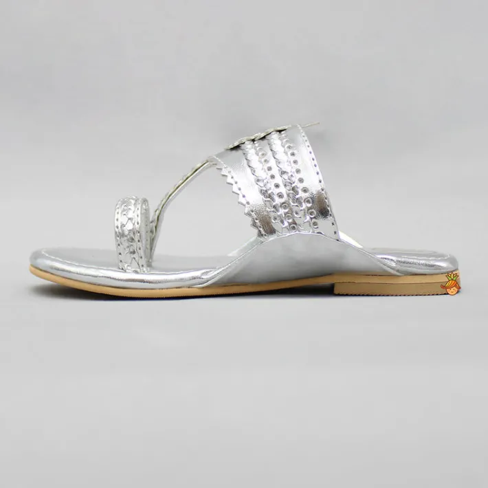 Discount Braided Kolhapuri Flats Shoes