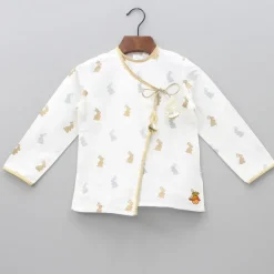 Sale Bunny Print Short Kurta And Dhoti BOY Indian Ethnic Wear | Ethnic Sets