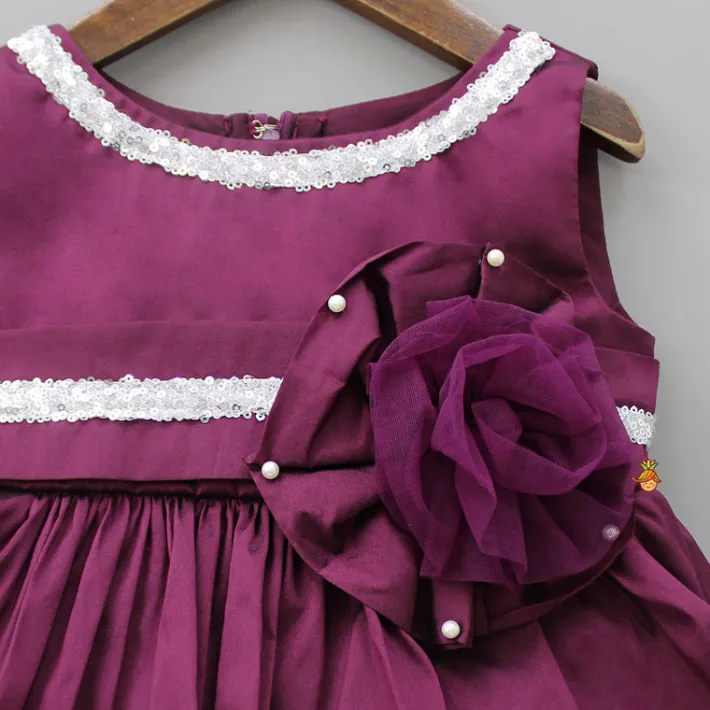 Outlet Burgandy Layered Dress Dresses & Sets | Dresses