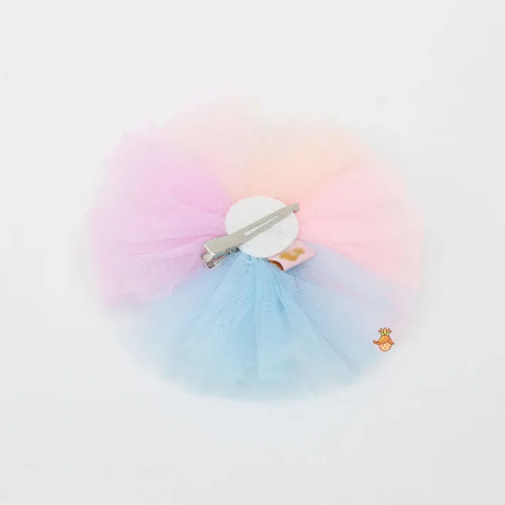 Discount Butterfly Adorned Multicolour Frilly Hair Clip Hair Accessories | Hair Clips